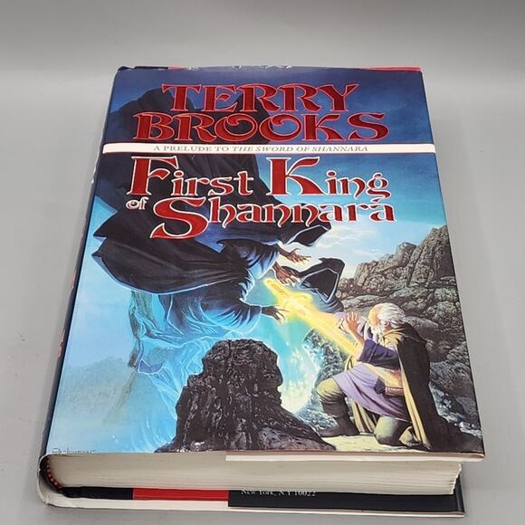 Terry Brooks First King of Shannara HC DJ 1st Edition 1996 w/ Color Map - Picture 14 of 14